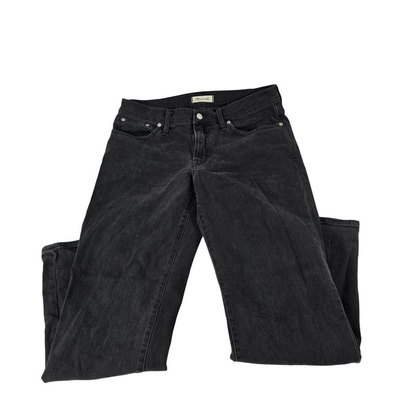 Madewell Denim - Madwell The Perfect Vintage Straight Jean Washed Black Denim Sz 30 CKP464714218